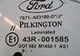Szyba przednia Ford produkcji Pilkington 