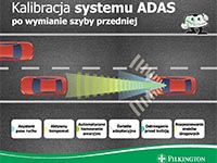 Kalibracja kamer ADAS po wymianie szyby przedniej w seriwsie auto szyby Pilkington