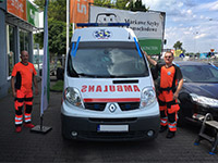 Ambulans Międzynarodowego Stowarzyszenia Służb Ratowniczych - serwis auto szyby  Łódź