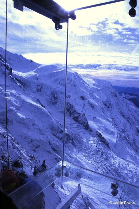 Szkło marki Pilkington na alpejskim szczycie