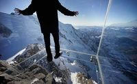 Szkło marki Pilkington na alpejskim szczycie