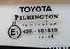 Przednia szyba do Toyota Pilkington 
